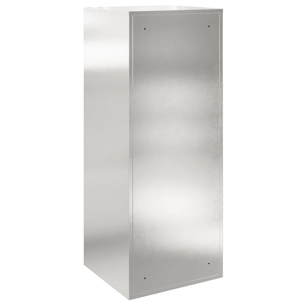Paketdrop-Box mit Speicher Silber 47,5 x 38 x 59 cm Edelstahl