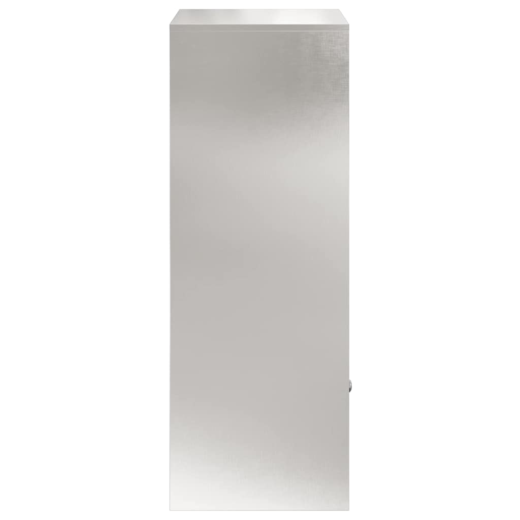 Paketdrop-Box mit Speicher Silber 47,5 x 38 x 59 cm Edelstahl