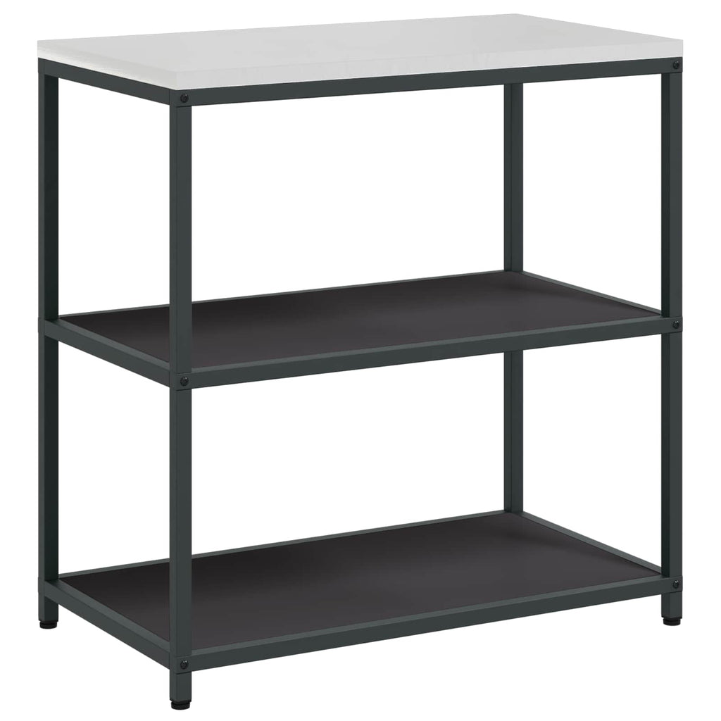 Küchenaufbewahrung HATTEM Schwarz 90 x 50 x 92 cm Stahl