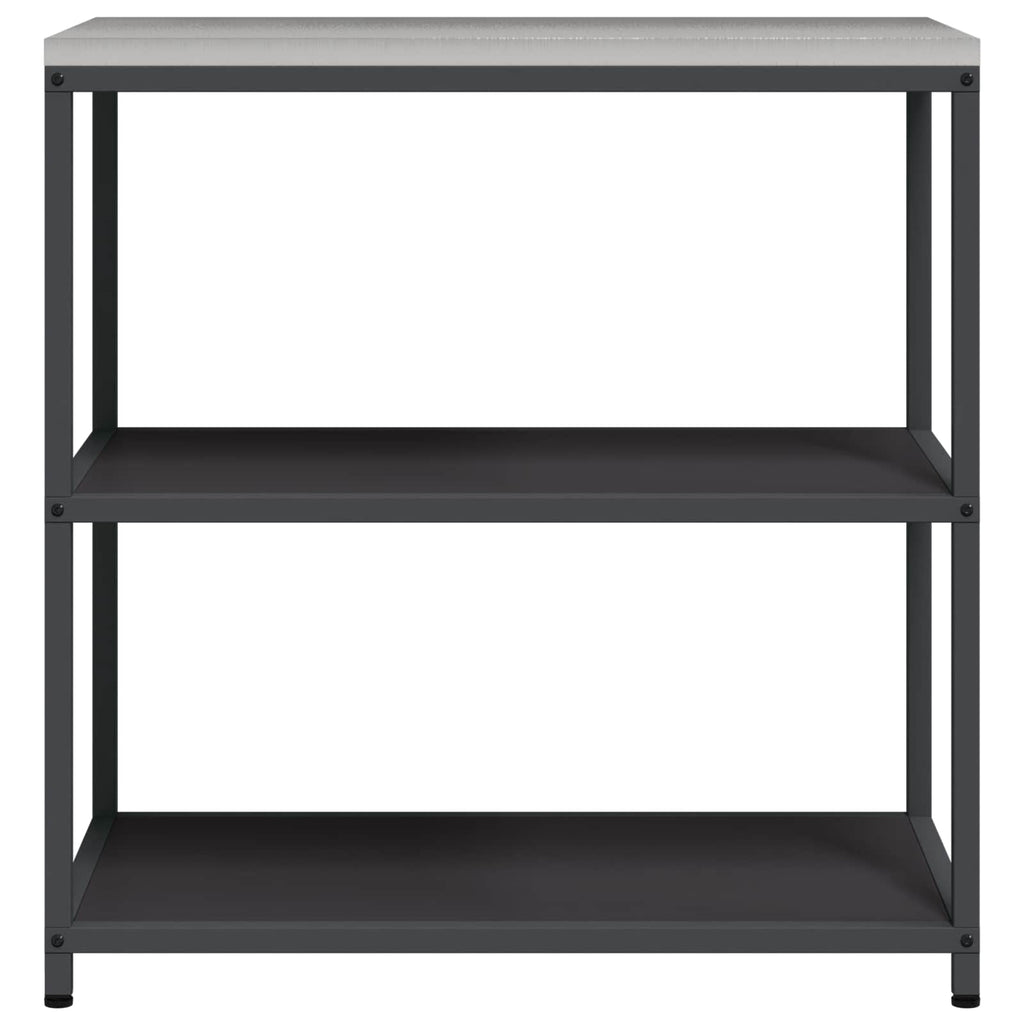 Küchenaufbewahrung HATTEM Schwarz 90 x 50 x 92 cm Stahl