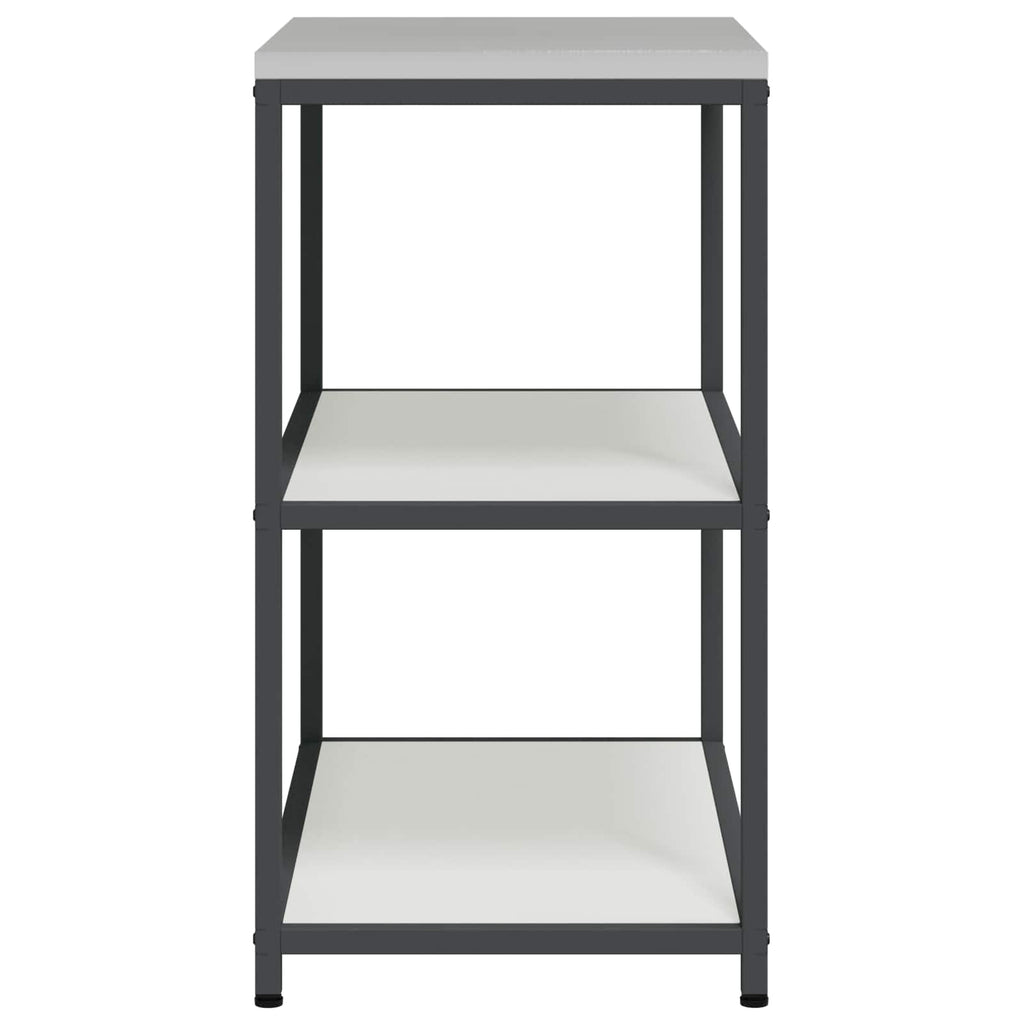 Küchenaufbewahrung HATTEM Weiß 90 x 50 x 92 cm Stahl