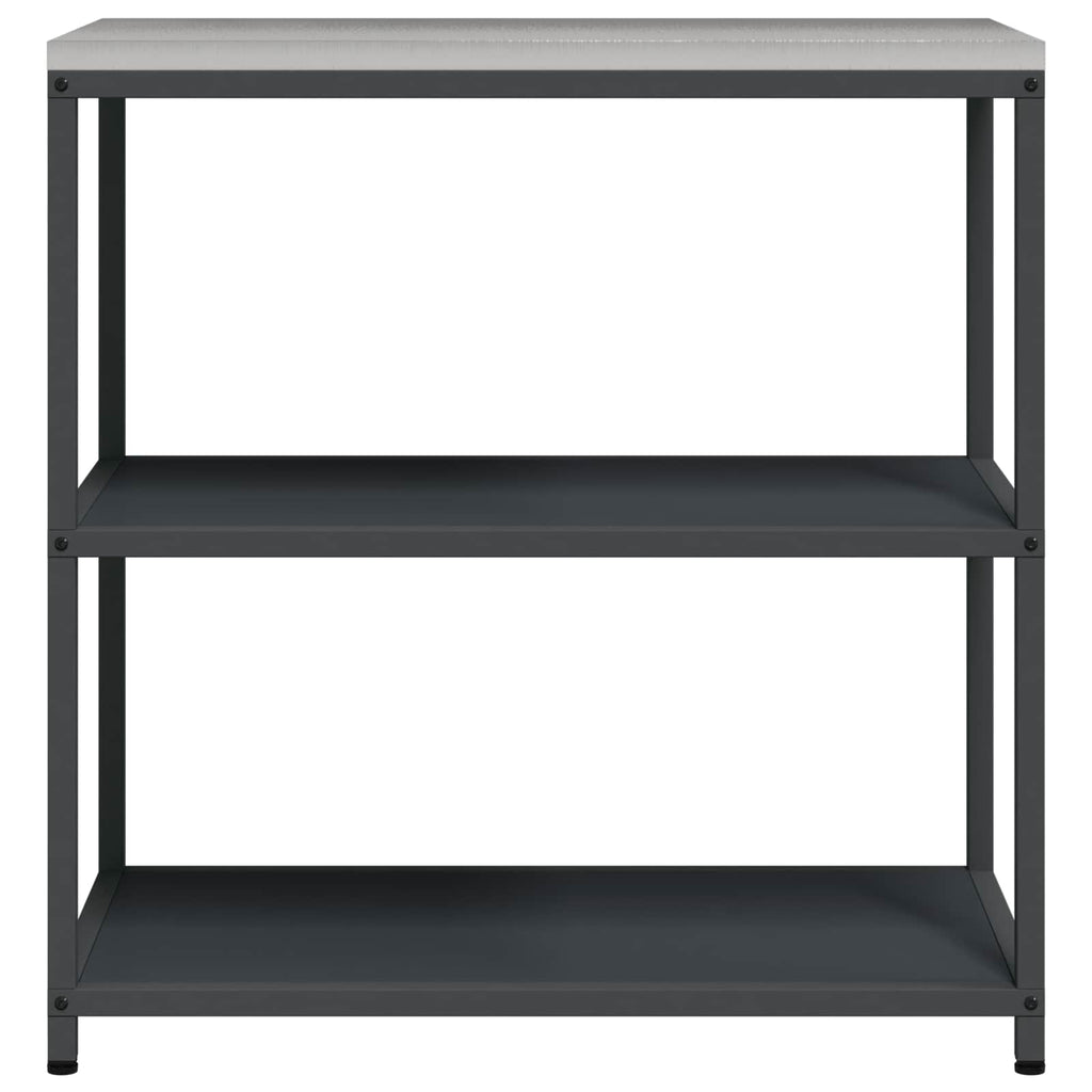 Küchenaufbewahrung HATTEM Anthrazit 90 x 50 x 92 cm Stahl