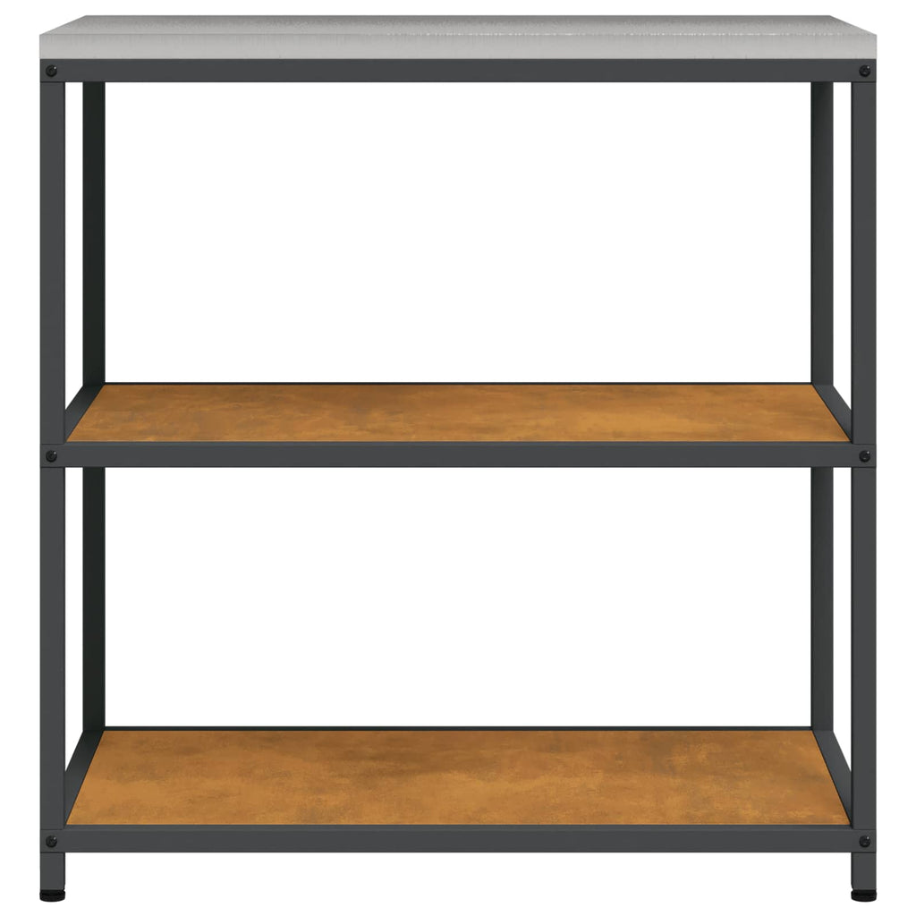 Küchenaufbewahrung HATTEM Rostig 90 x 50 x 92 cm Stahl