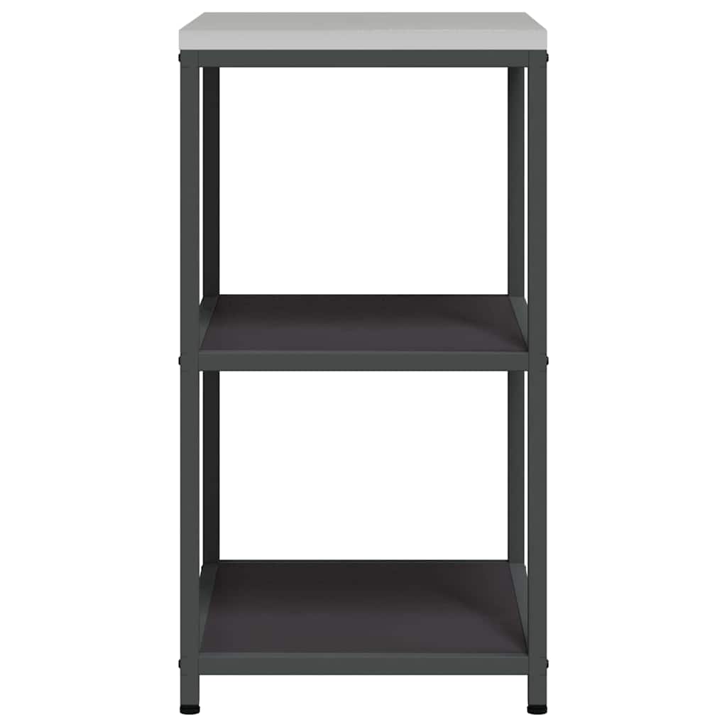 Küchenaufbewahrung HATTEM Schwarz 60 x 50 x 92 cm Stahl