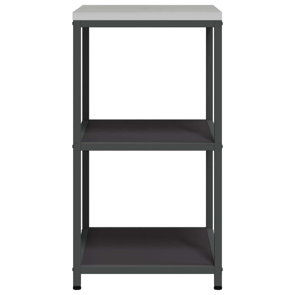 Küchenaufbewahrung HATTEM Schwarz 60 x 50 x 92 cm Stahl