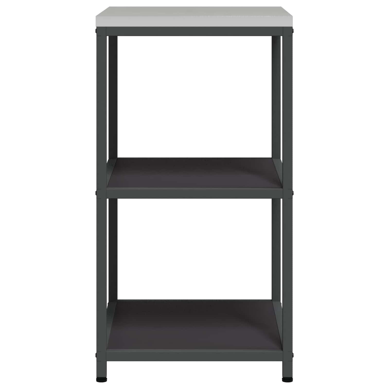 Küchenaufbewahrung HATTEM Schwarz 60 x 50 x 92 cm Stahl