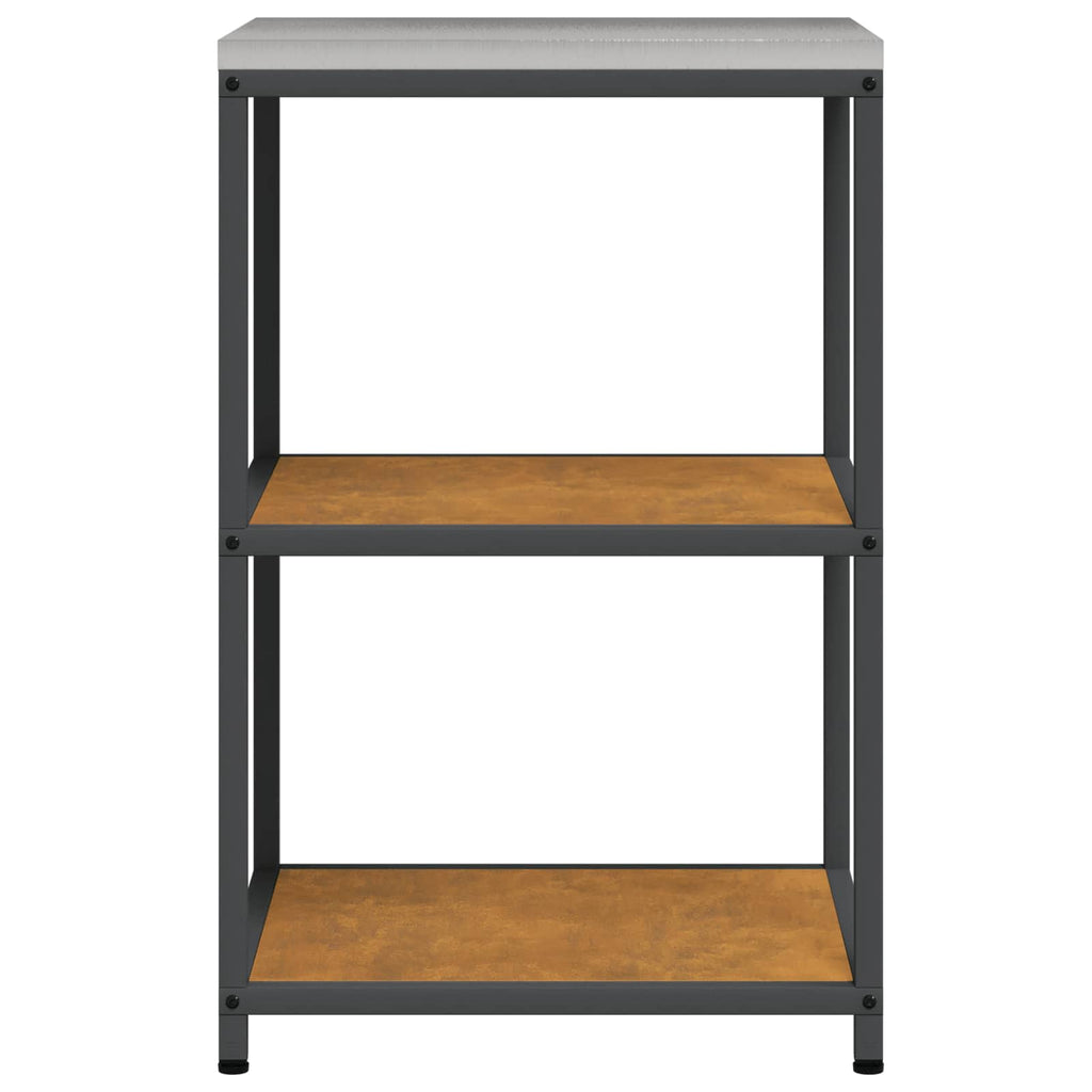 Küchenaufbewahrung HATTEM Rostig 60 x 50 x 92 cm Stahl