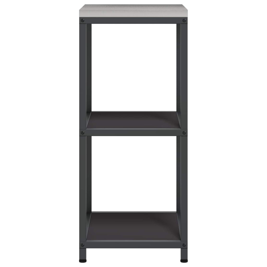 Küchenaufbewahrung HATTEM Schwarz 40 x 50 x 92 cm Stahl