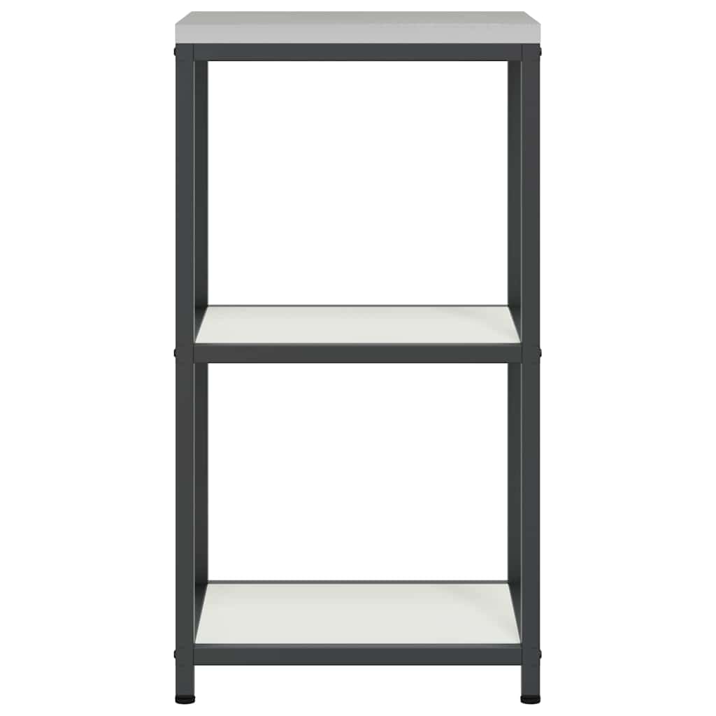 Küchenaufbewahrung HATTEM Weiß 40 x 50 x 92 cm Stahl