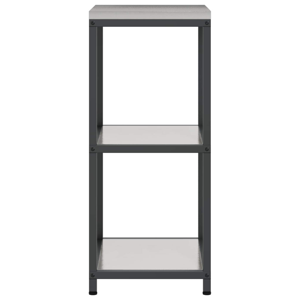 Küchenaufbewahrung HATTEM Silber 40 x 50 x 92 cm Stahl