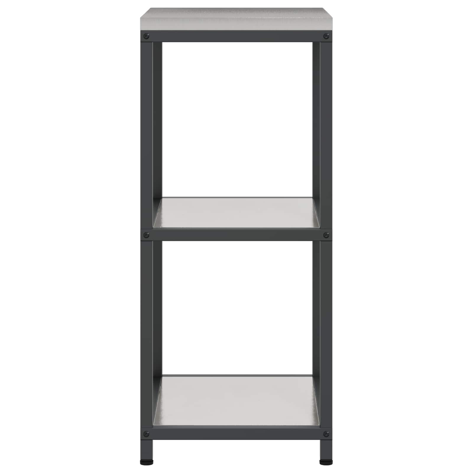 Küchenaufbewahrung HATTEM Silber 40 x 50 x 92 cm Stahl