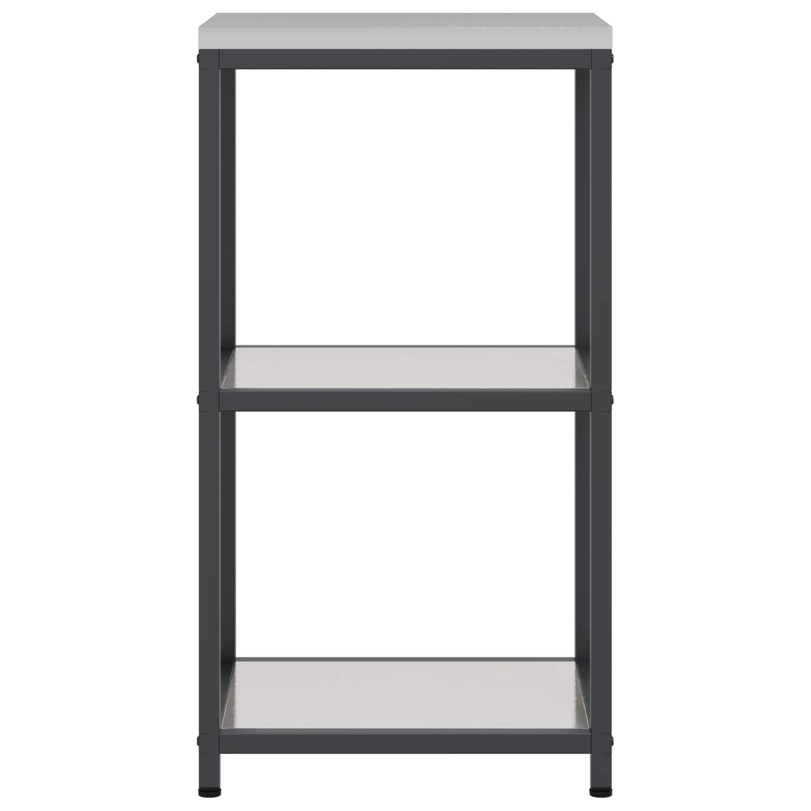 Küchenaufbewahrung HATTEM Silber 40 x 50 x 92 cm Stahl