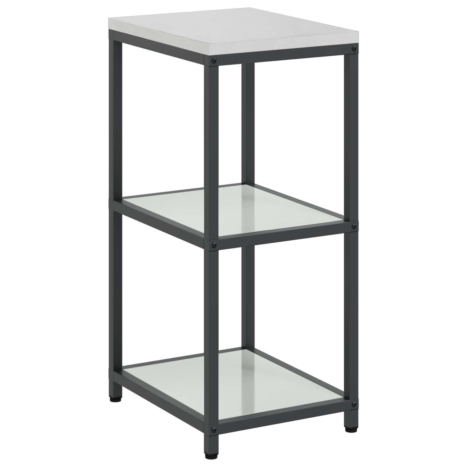 Küchenaufbewahrung HATTEM Silber 40 x 50 x 92 cm Stahl
