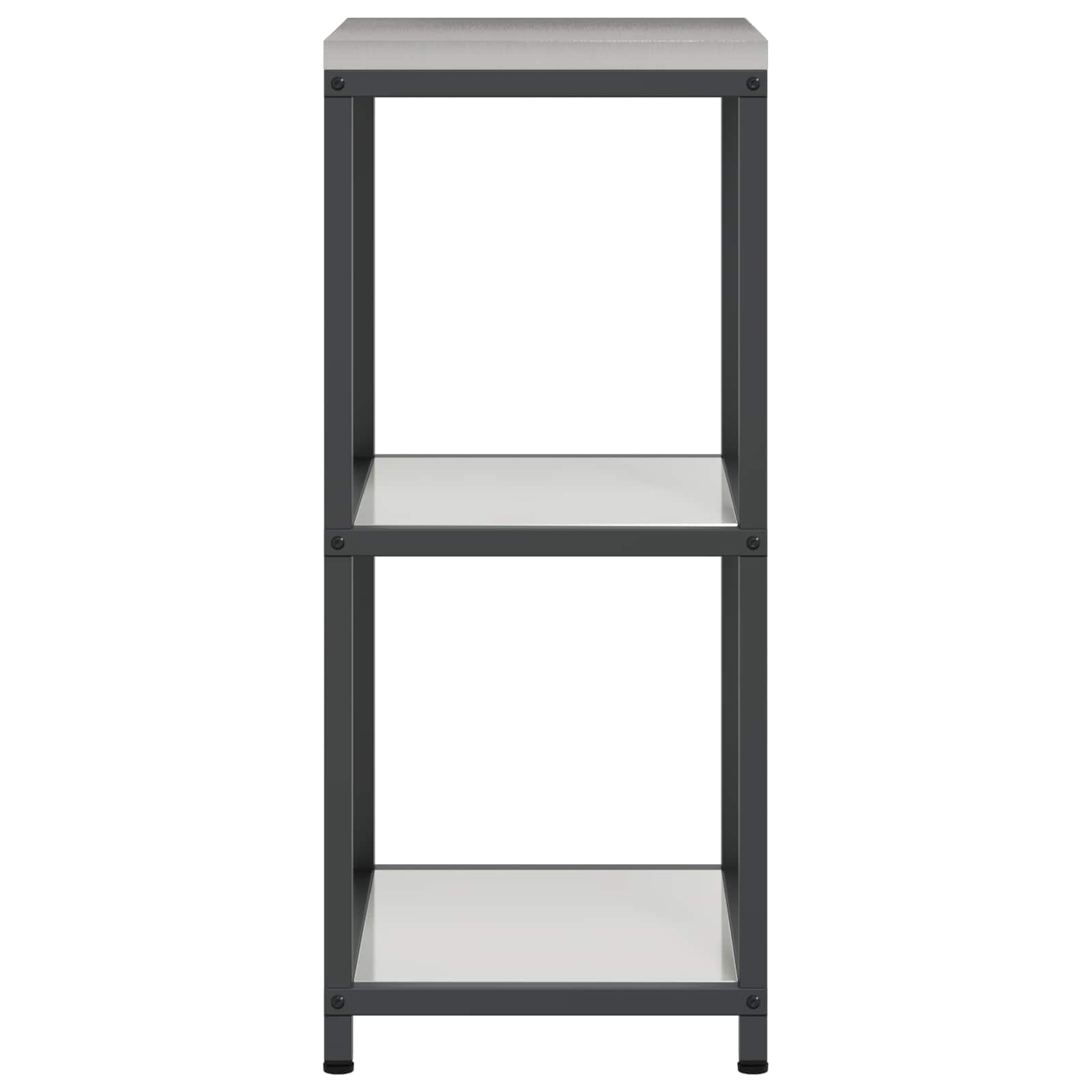 Küchenaufbewahrung HATTEM Silber 40 x 50 x 92 cm Stahl