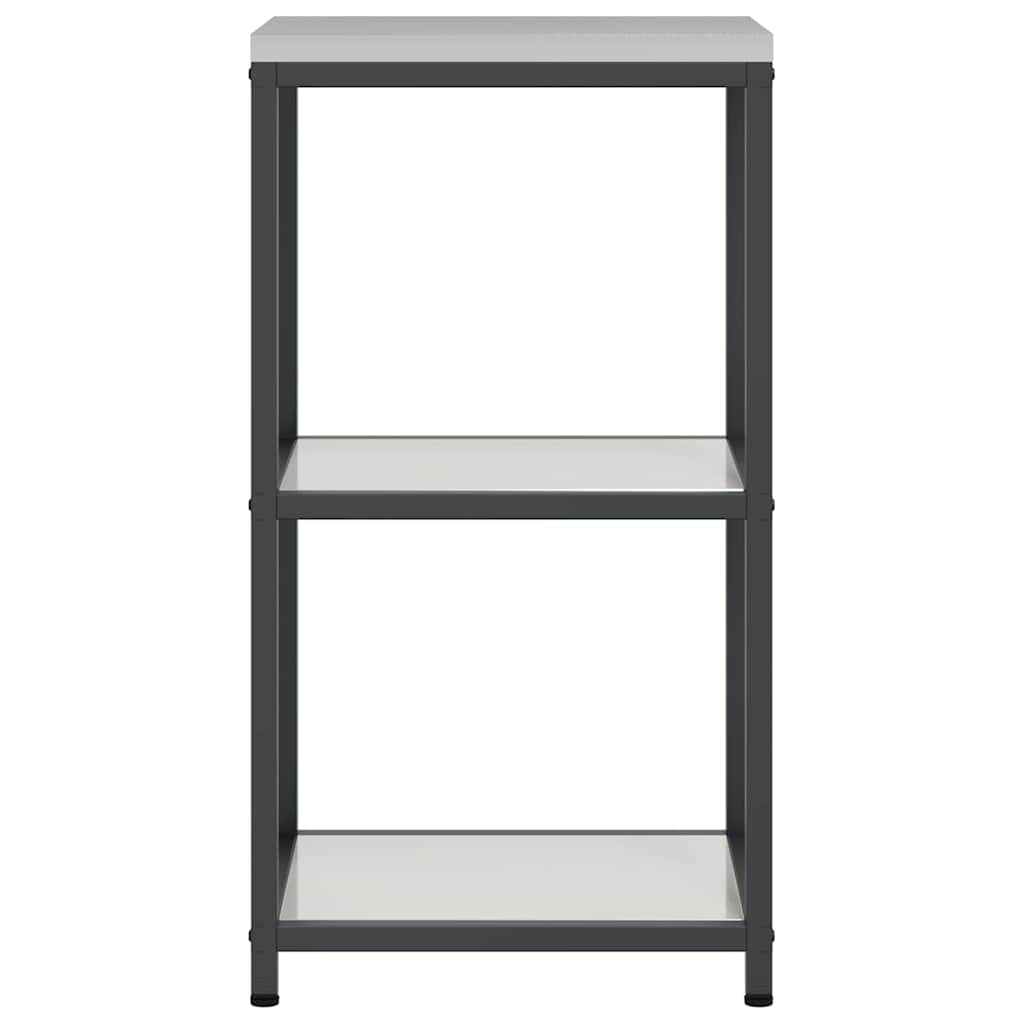 Küchenaufbewahrung HATTEM Silber 40 x 50 x 92 cm Stahl