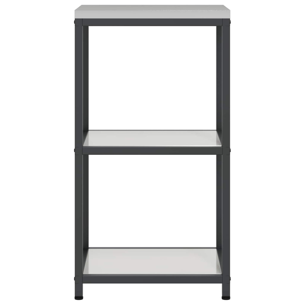 Küchenaufbewahrung HATTEM Silber 40 x 50 x 92 cm Stahl