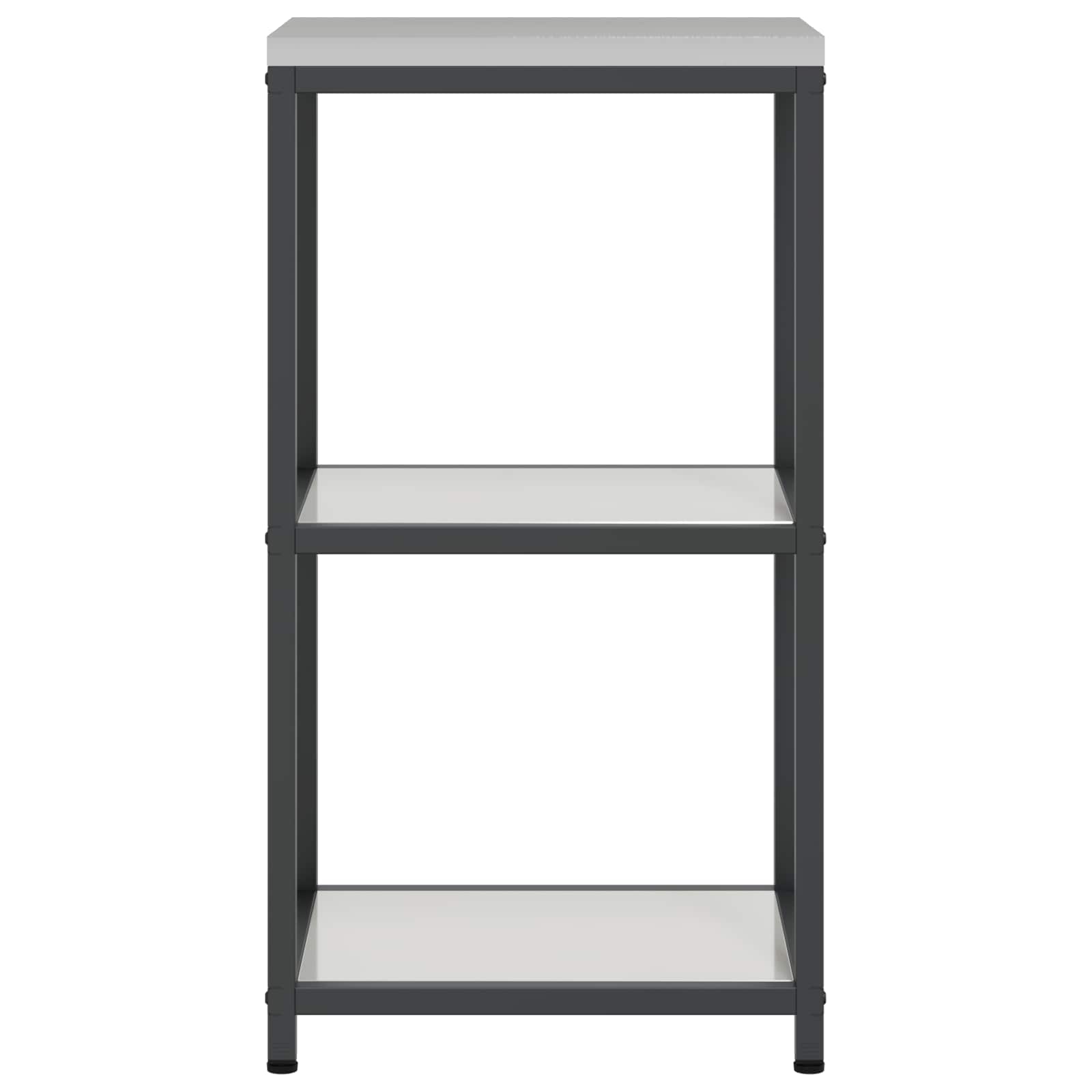 Küchenaufbewahrung HATTEM Silber 40 x 50 x 92 cm Stahl