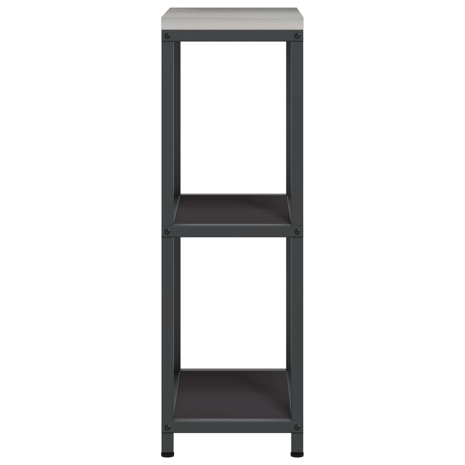 Küchenaufbewahrung HATTEM Schwarz 30 x 50 x 92 cm Stahl