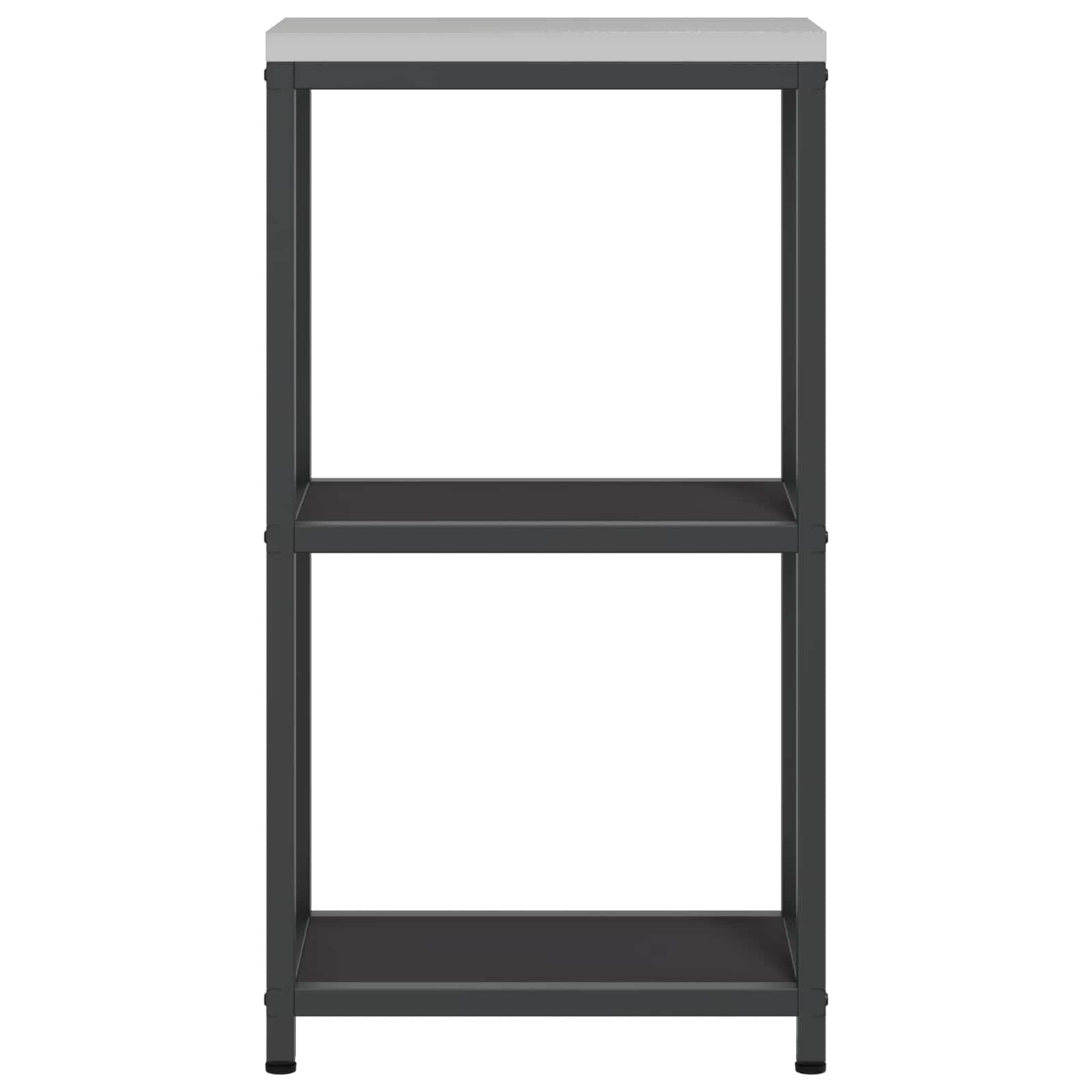 Küchenaufbewahrung HATTEM Schwarz 30 x 50 x 92 cm Stahl