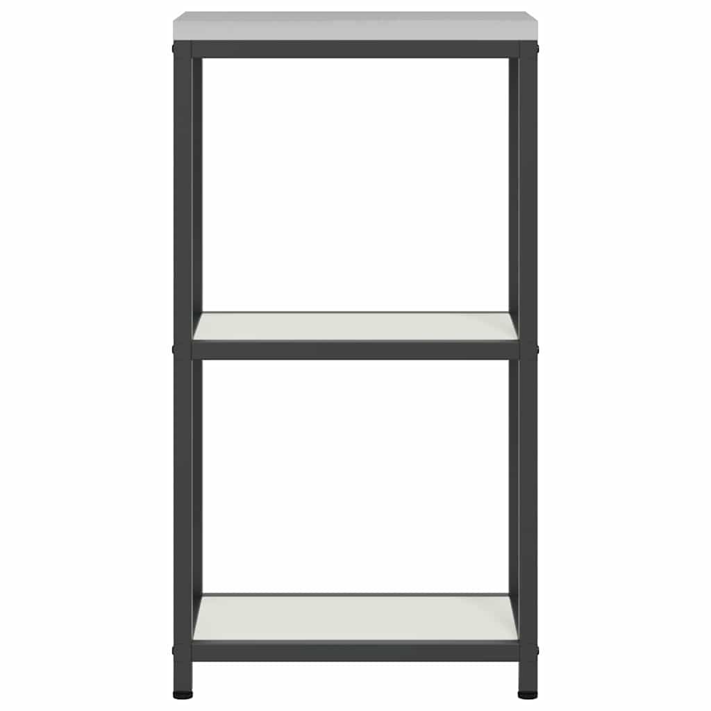 Küchenaufbewahrung HATTEM Weiß 30 x 50 x 92 cm Stahl