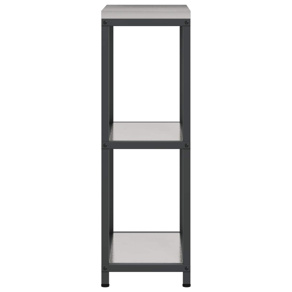 Küchenaufbewahrung HATTEM Silber 30 x 50 x 92 cm Stahl