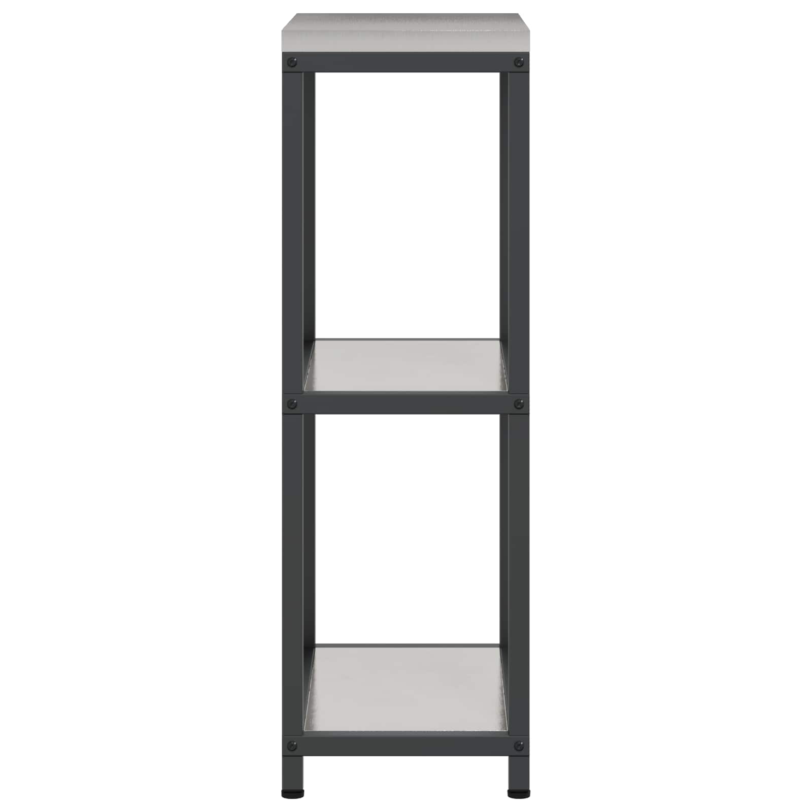 Küchenaufbewahrung HATTEM Silber 30 x 50 x 92 cm Stahl