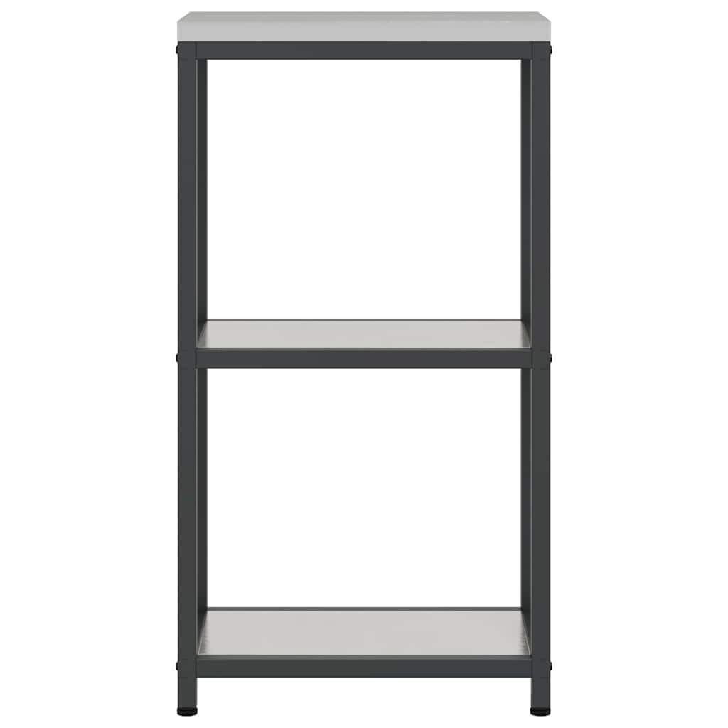 Küchenaufbewahrung HATTEM Silber 30 x 50 x 92 cm Stahl