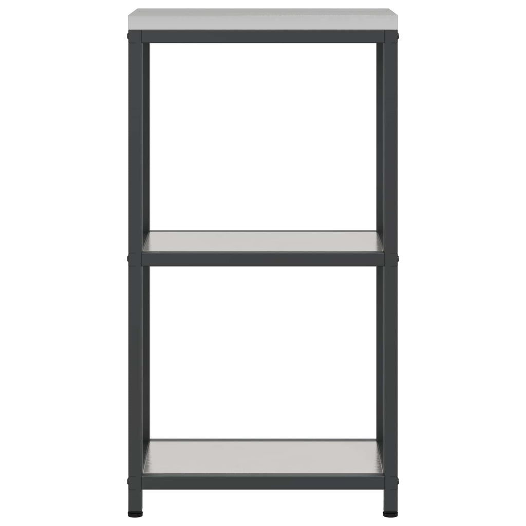 Küchenaufbewahrung HATTEM Silber 30 x 50 x 92 cm Stahl