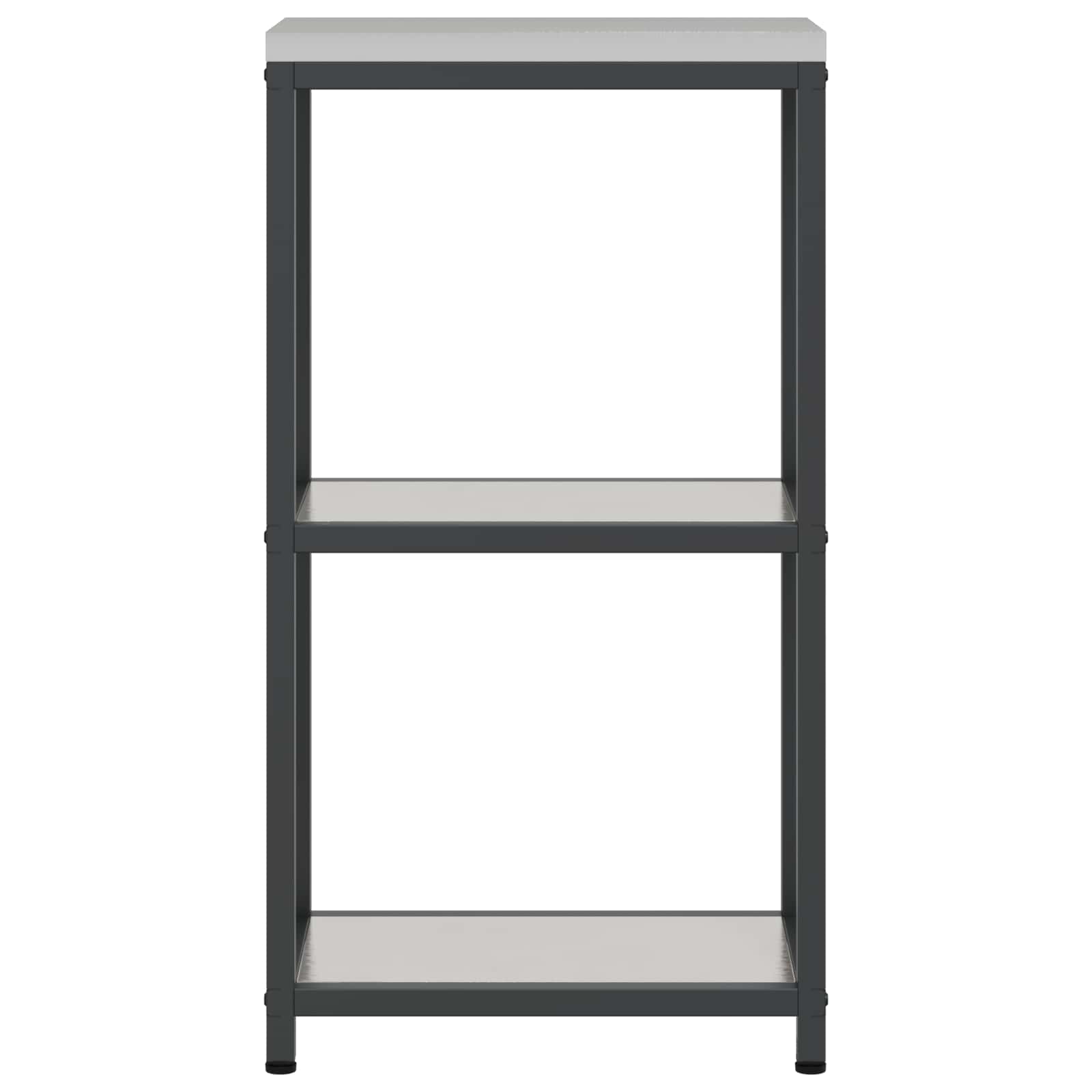 Küchenaufbewahrung HATTEM Silber 30 x 50 x 92 cm Stahl