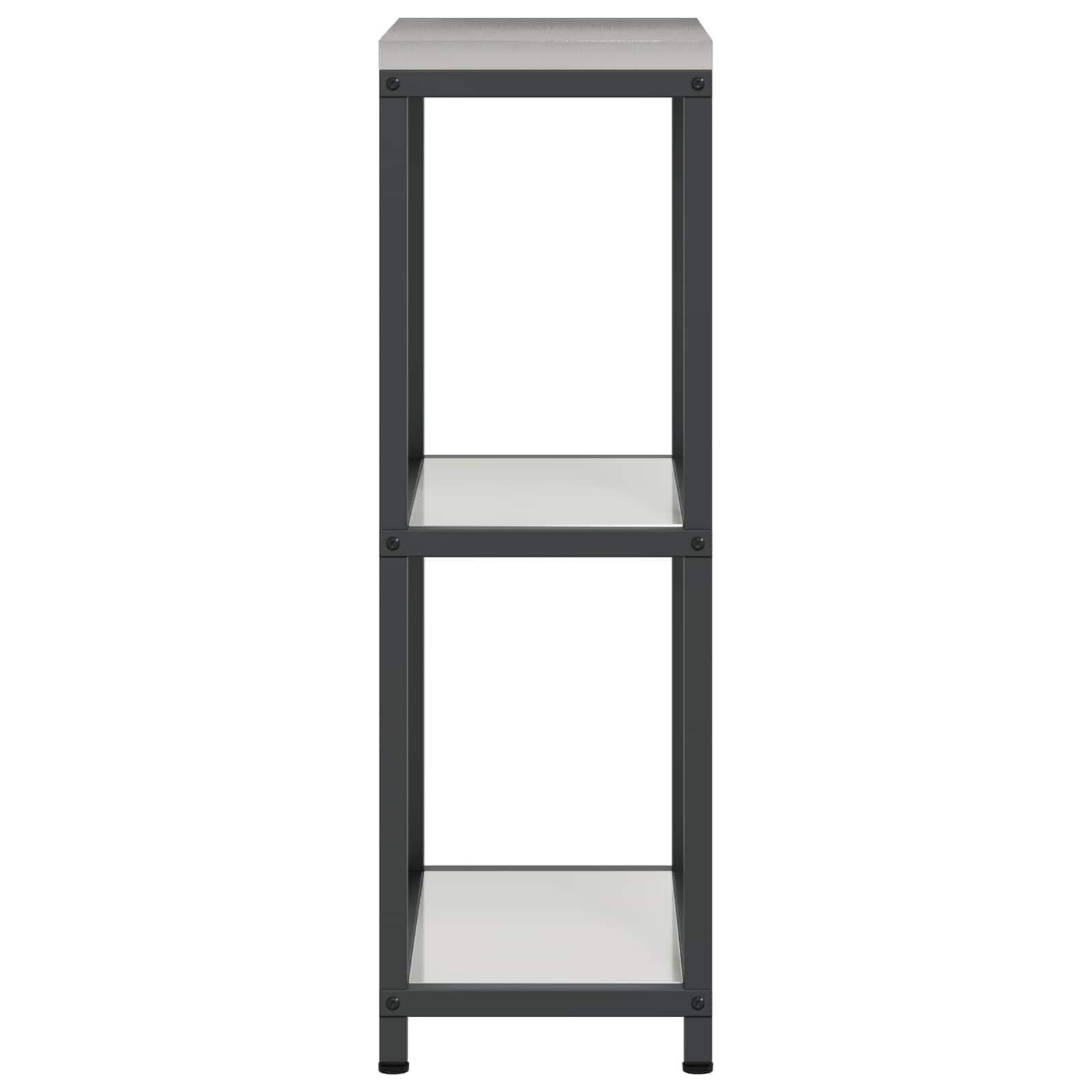 Küchenaufbewahrung HATTEM Silber 30 x 50 x 92 cm Stahl