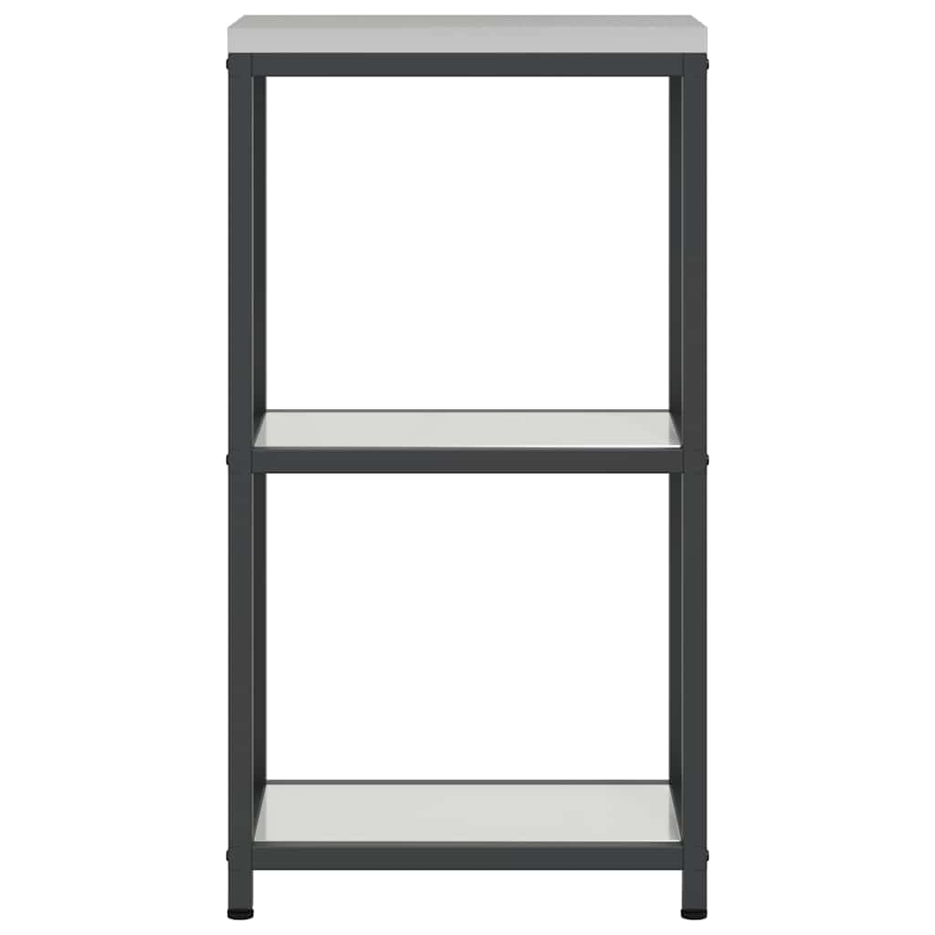 Küchenaufbewahrung HATTEM Silber 30 x 50 x 92 cm Stahl
