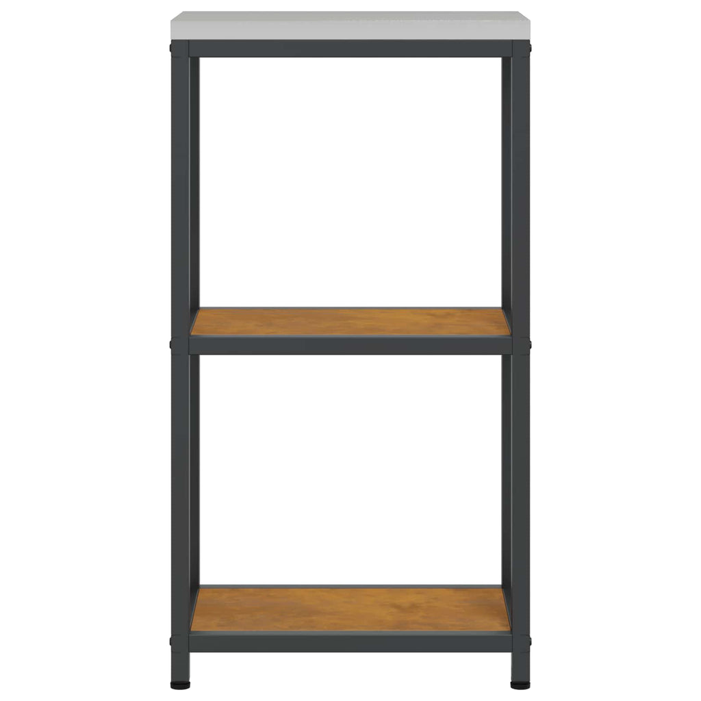 Küchenaufbewahrung HATTEM Rostig 30 x 50 x 92 cm Stahl