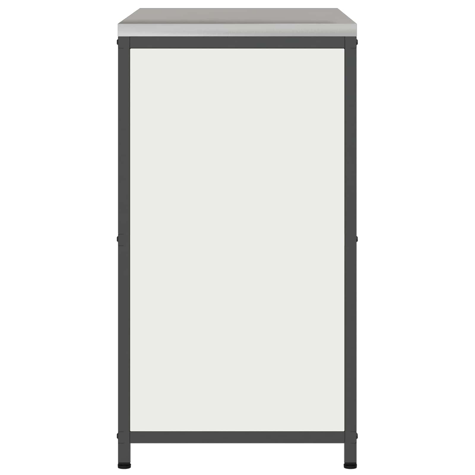 Küchenaufbewahrung HATTEM Weiß 90 x 50 x 92 cm Stahl