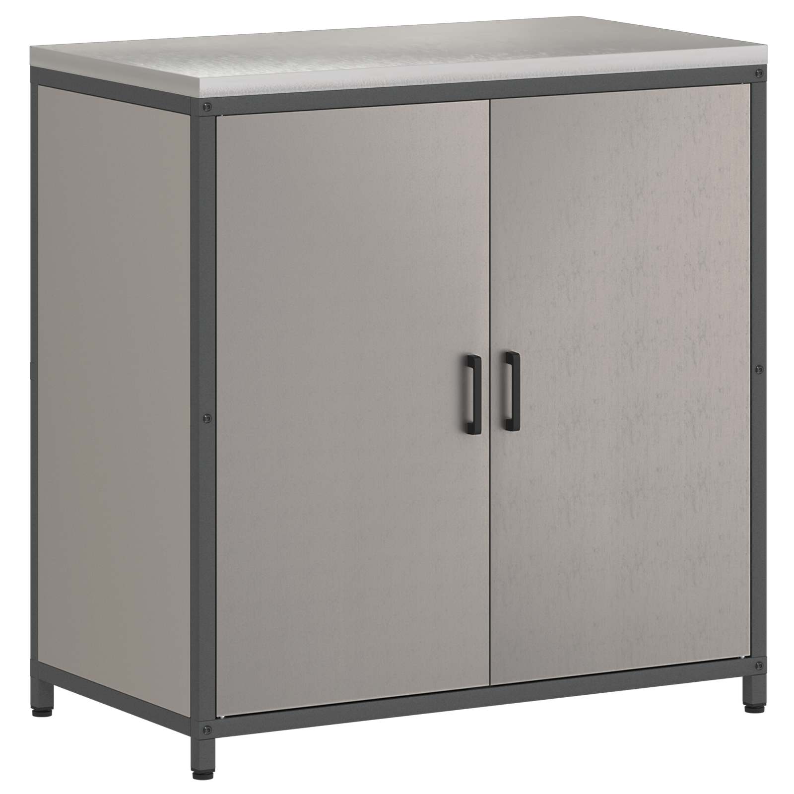 Küchenaufbewahrung HATTEM Rostig 90 x 50 x 92 cm Stahl