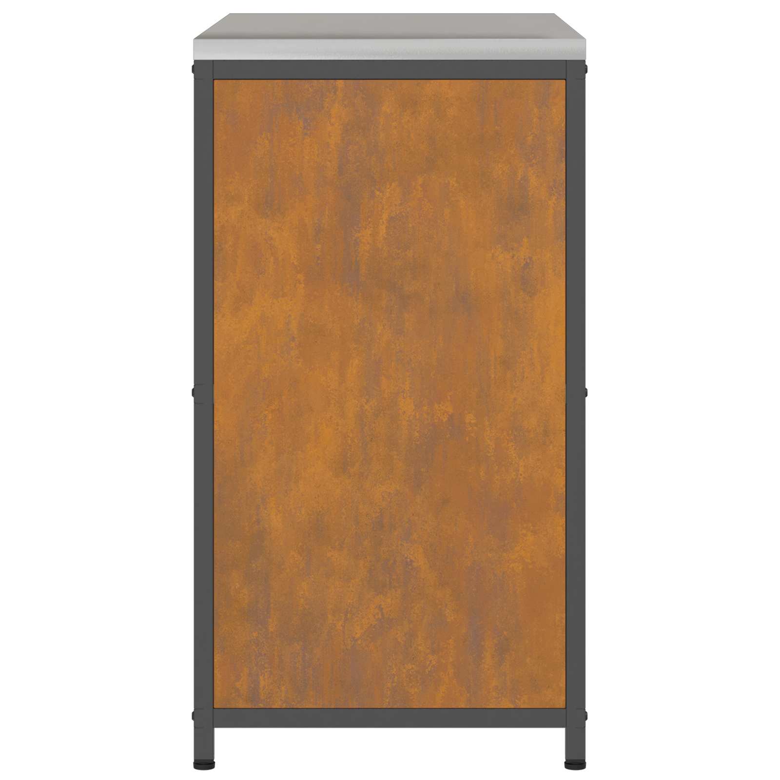 Küchenaufbewahrung HATTEM Rostig 90 x 50 x 92 cm Stahl