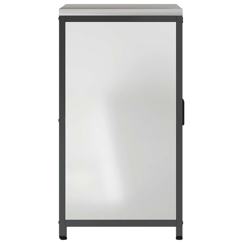 Küchenaufbewahrung HATTEM Silber 60 x 50 x 92 cm Stahl