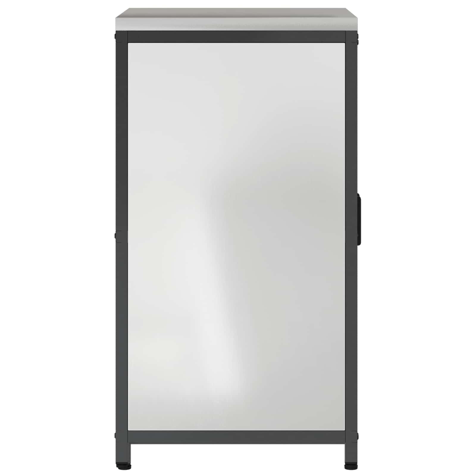 Küchenaufbewahrung HATTEM Silber 60 x 50 x 92 cm Stahl