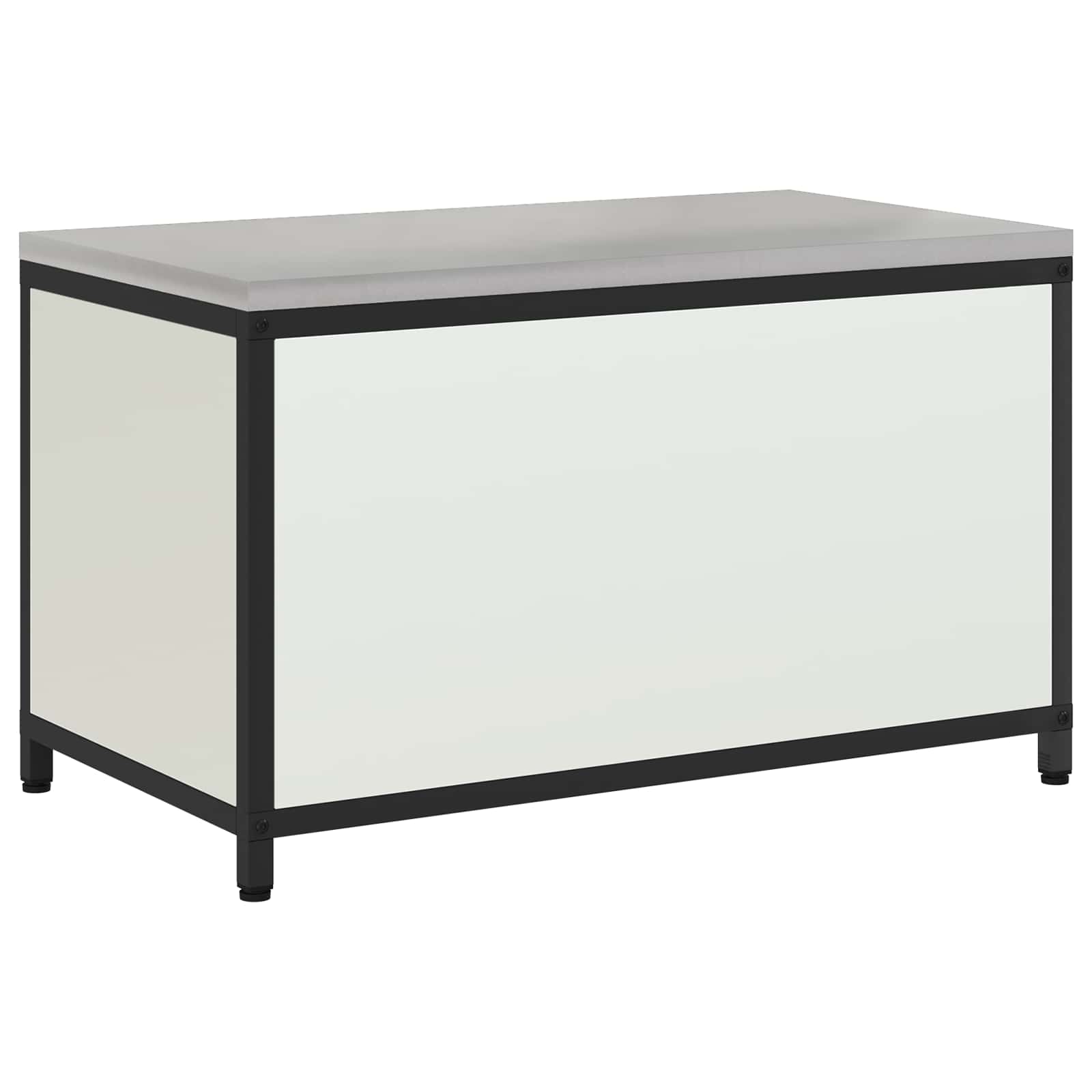 Küchenaufbewahrung HATTEM Weiß 90 x 50 x 53 cm Stahl