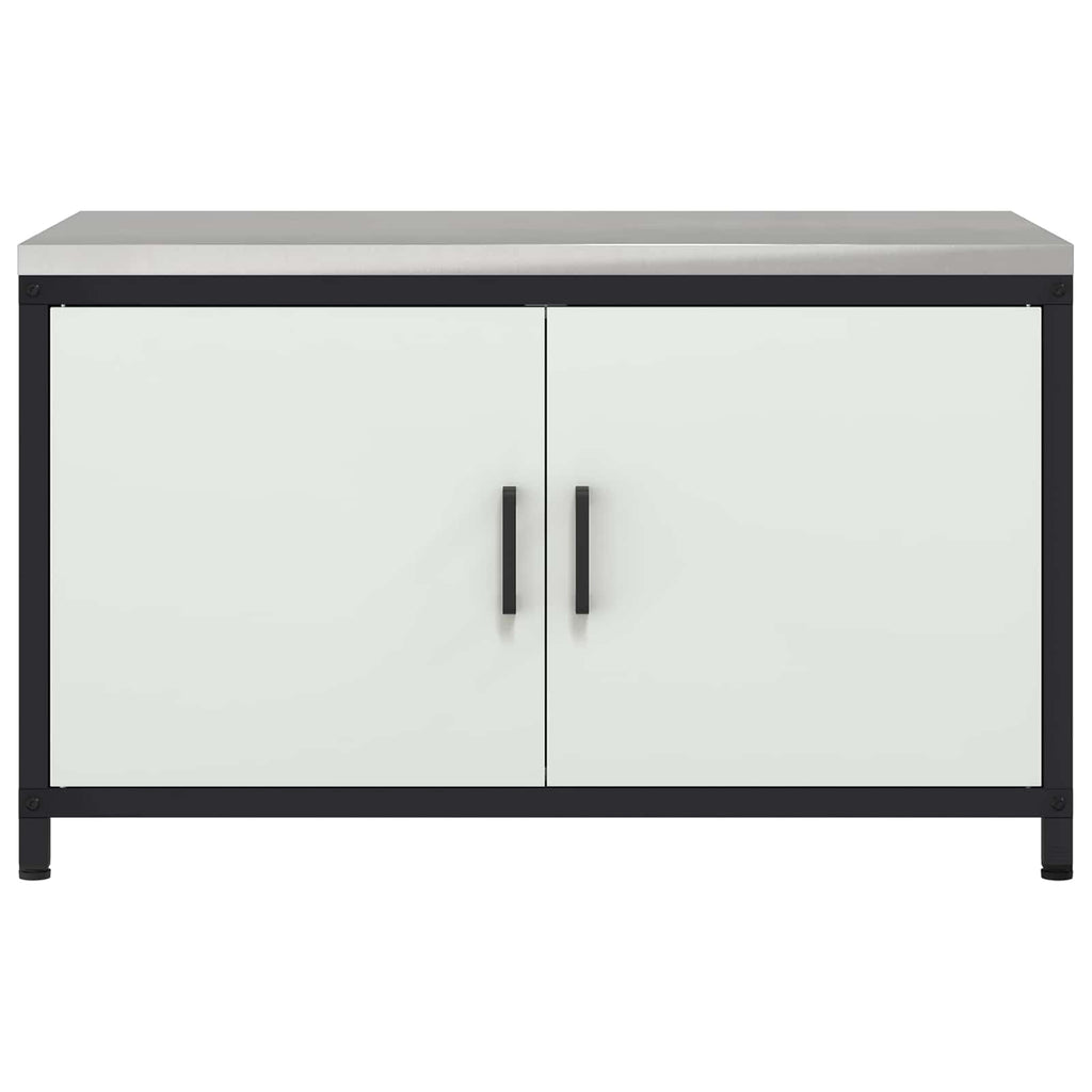Küchenaufbewahrung HATTEM Weiß 90 x 50 x 53 cm Stahl