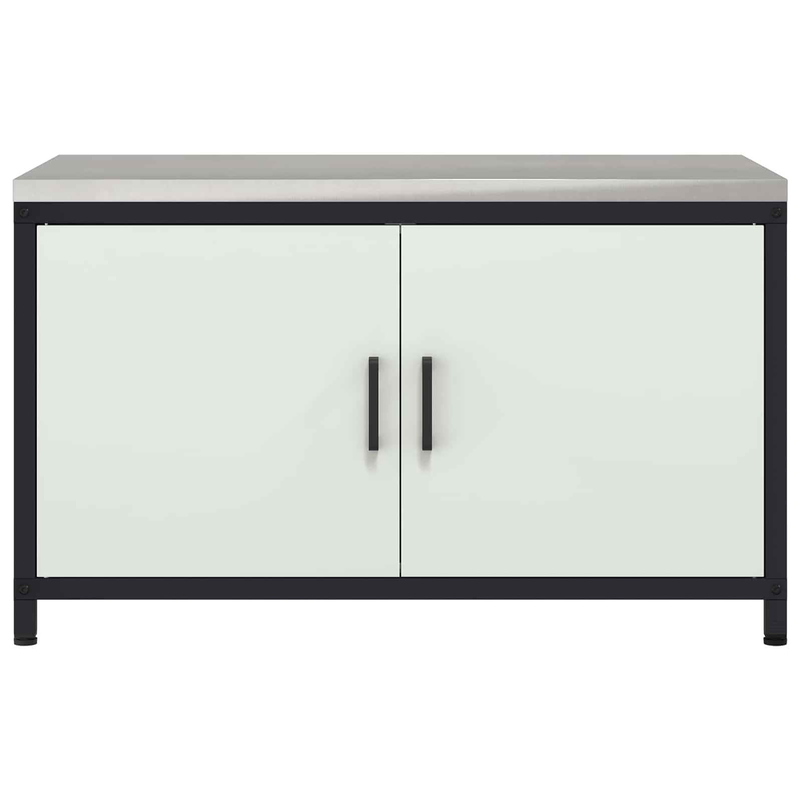 Küchenaufbewahrung HATTEM Weiß 90 x 50 x 53 cm Stahl