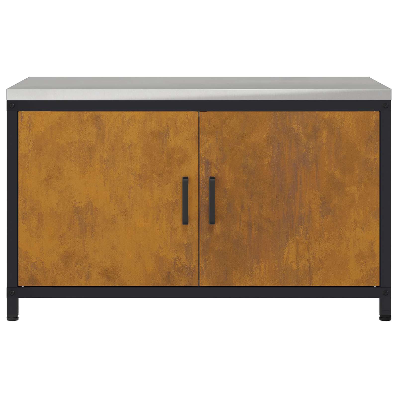 Küchenaufbewahrung HATTEM Rostig 90 x 50 x 53 cm Stahl