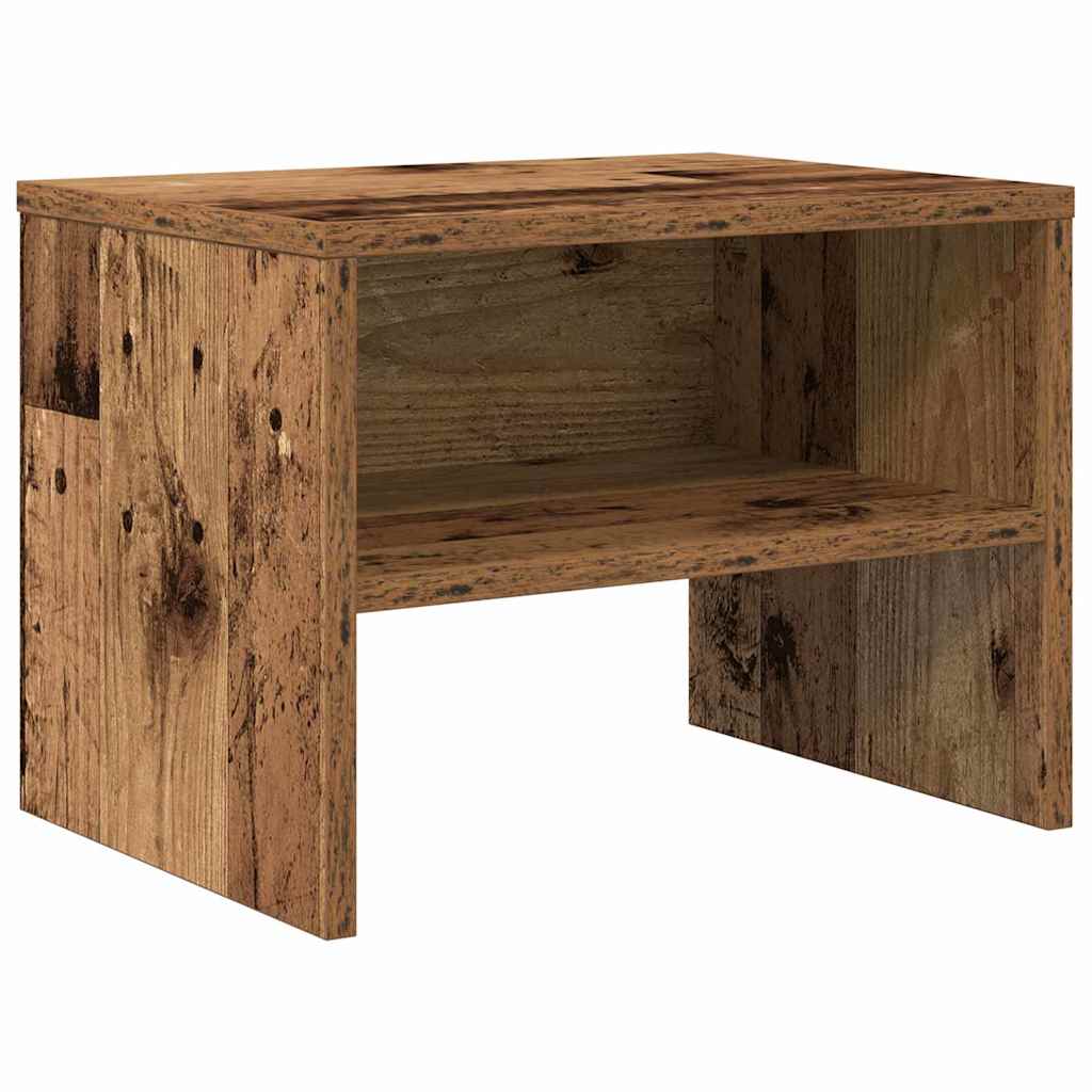 Nachttisch 2 pcs Altholz 40 x 40 x 30 cm Holzwerkstoff
