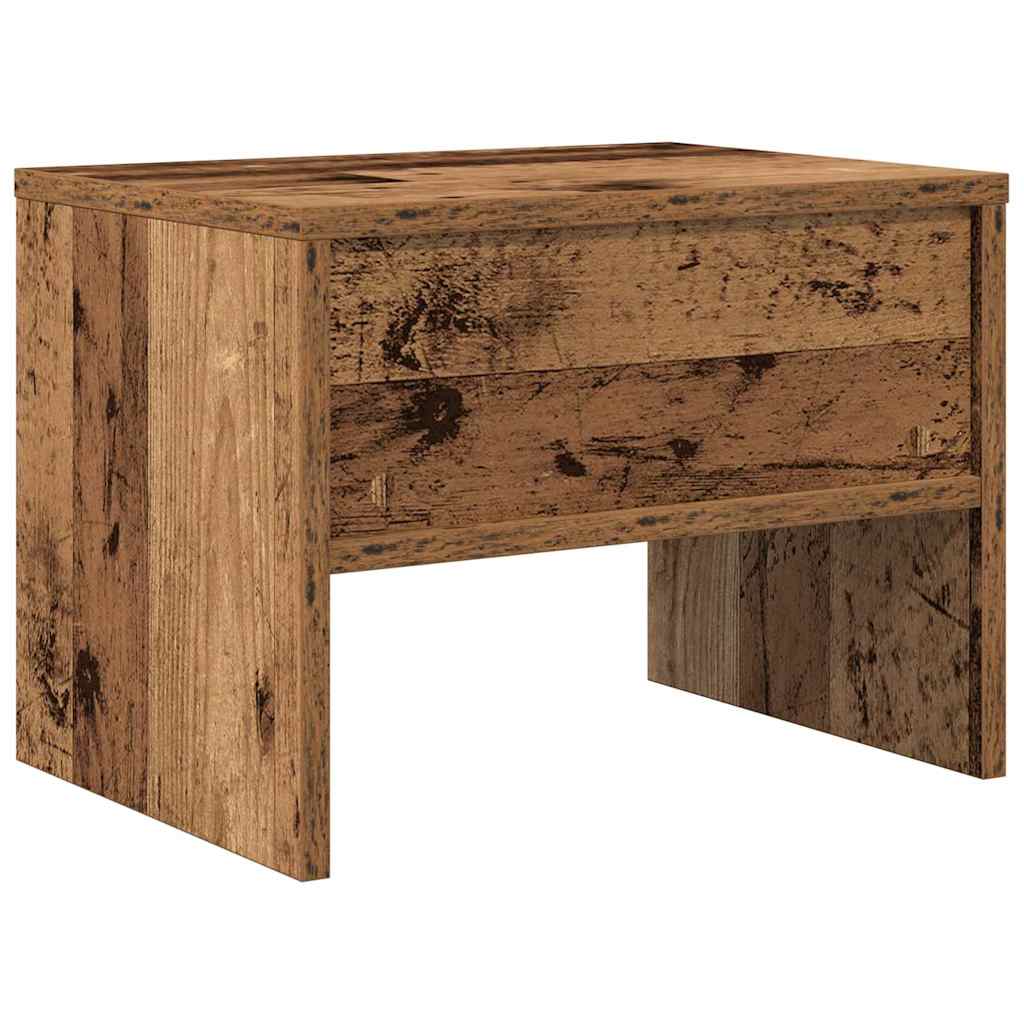 Nachttisch 2 pcs Altholz 40 x 40 x 30 cm Holzwerkstoff