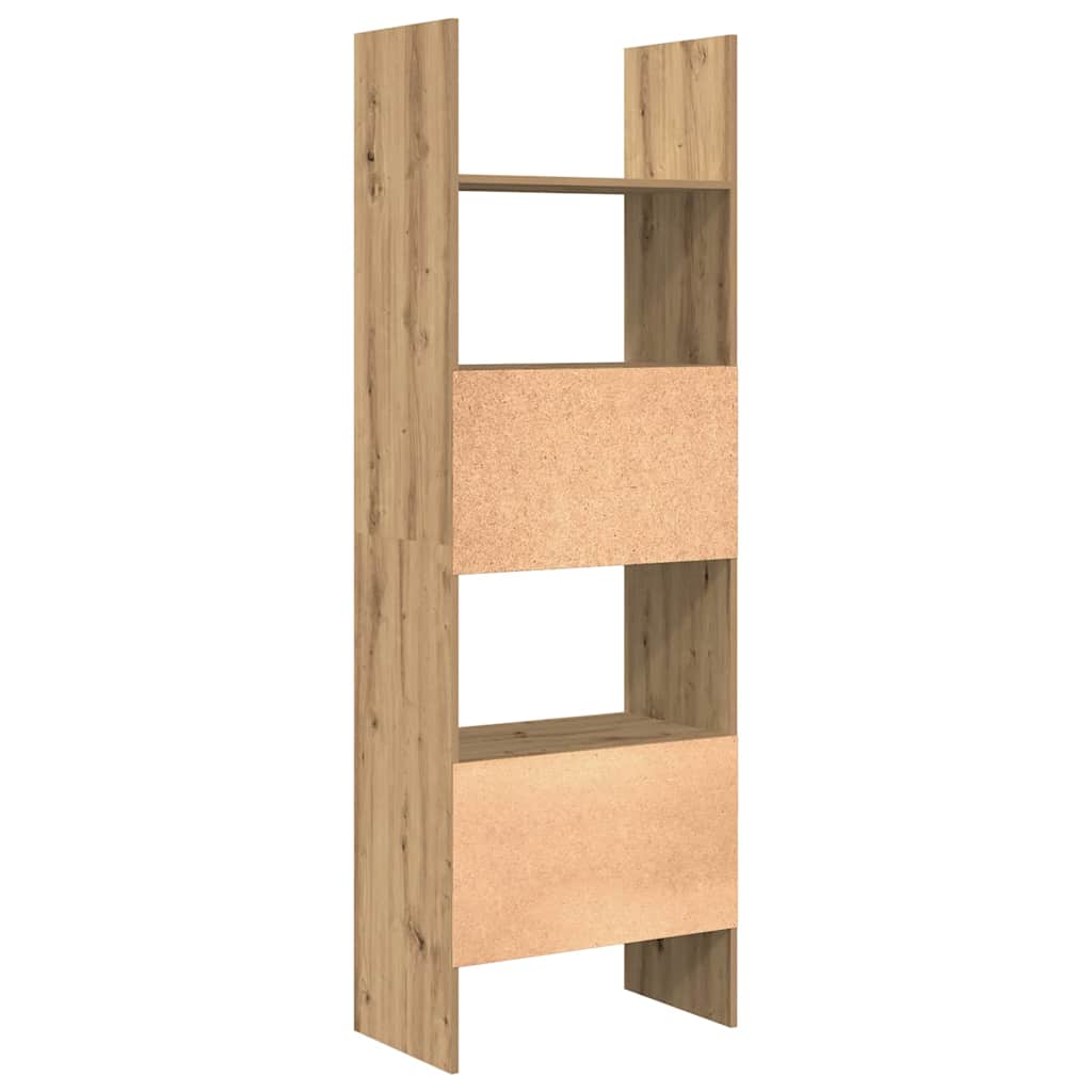 Bücherregal Artisan-Eiche 60 x 35 x 180 cm Holzwerkstoff