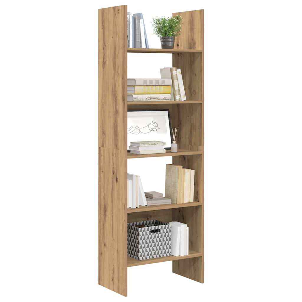 Bücherregal Artisan-Eiche 60 x 35 x 180 cm Holzwerkstoff
