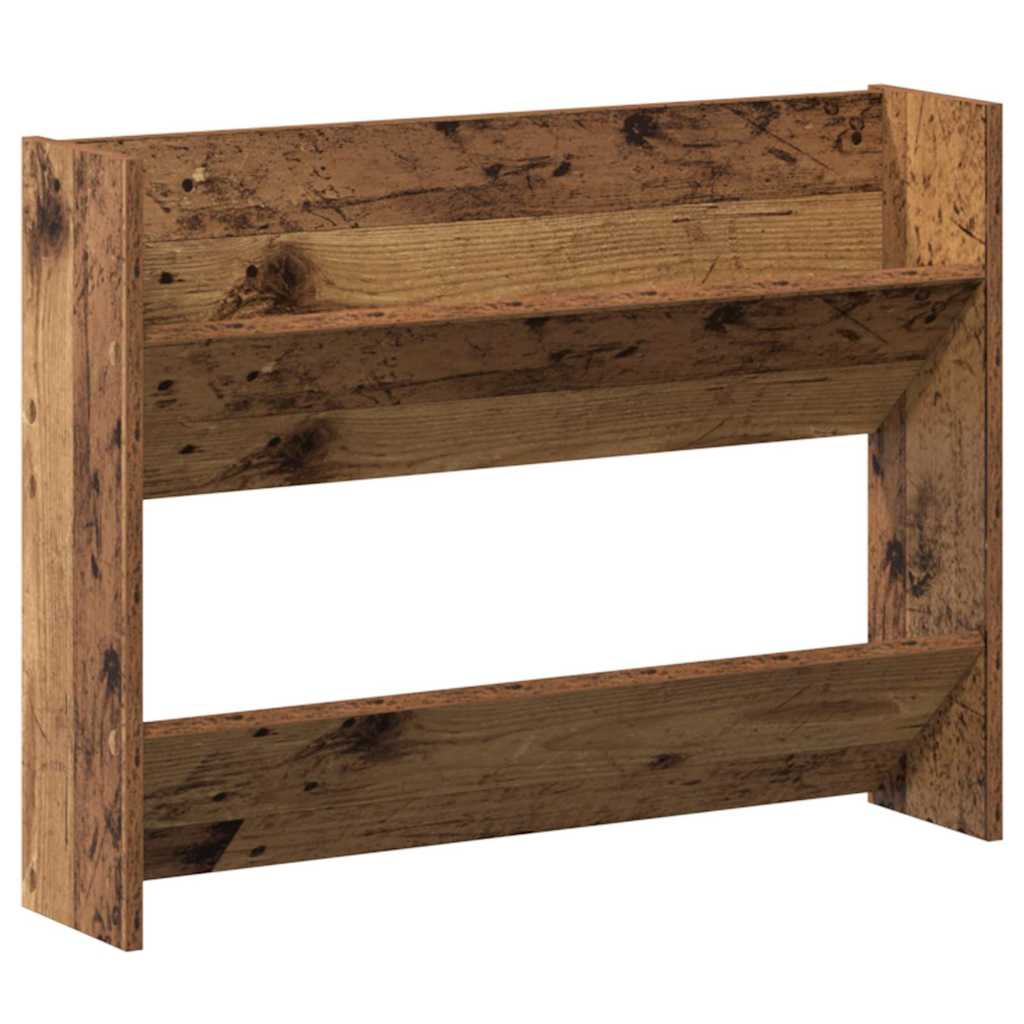 Schuhschrank 2 pcs Altholz 80 x 18 x 60 cm Holzwerkstoff