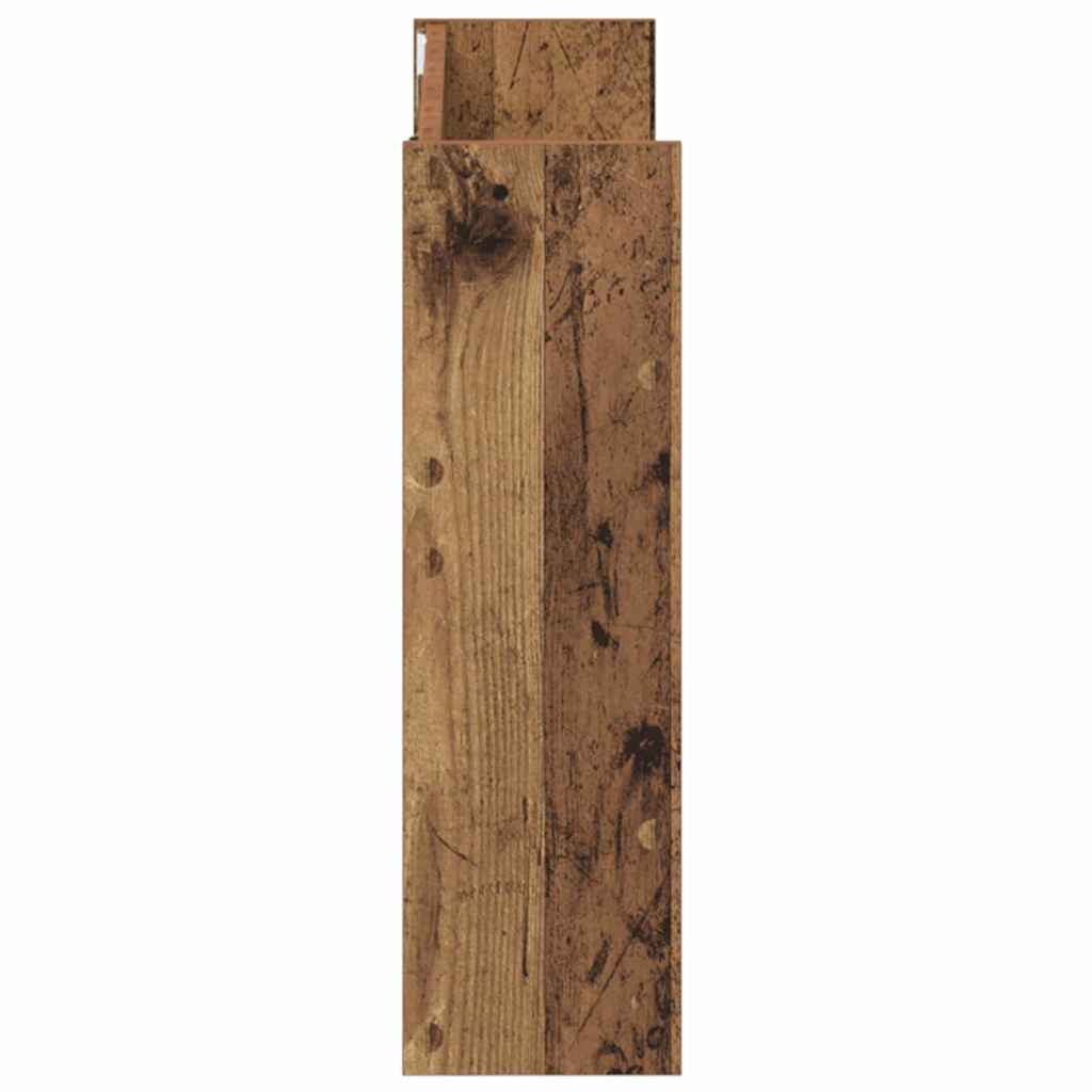 Schuhschrank 2 pcs Altholz 80 x 18 x 60 cm Holzwerkstoff