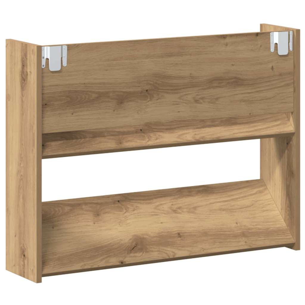 Schuhschrank 2 pcs Artisan-Eiche 81 x 18 x 60 cm Holzwerkstoff
