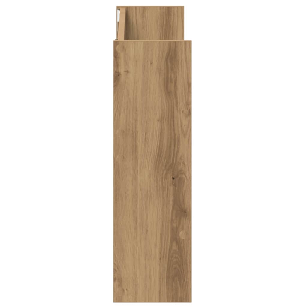 Schuhschrank 2 pcs Artisan-Eiche 81 x 18 x 60 cm Holzwerkstoff