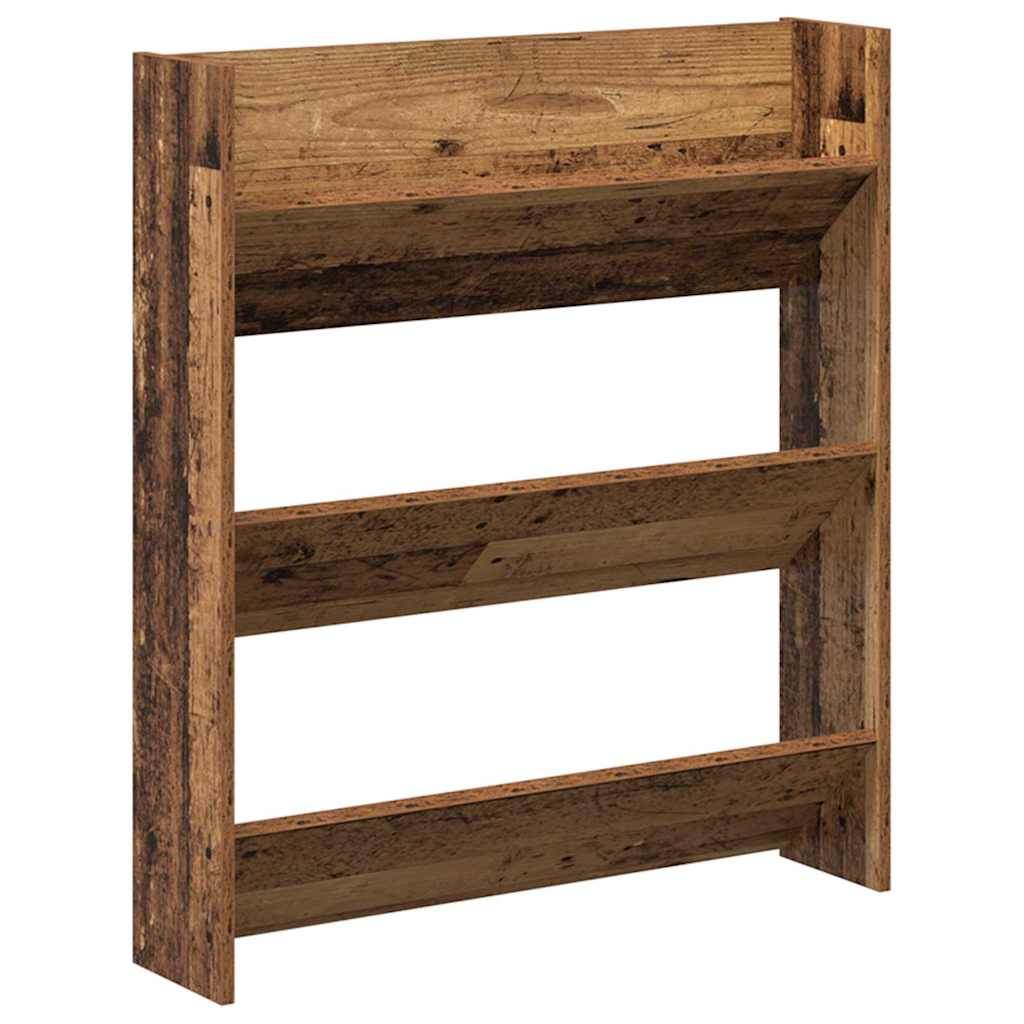 Schuhschrank 2 pcs Altholz 84 x 18 x 90 cm Holzwerkstoff
